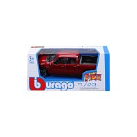 Bburago - STREET FIRE, 2022 Ford F-150 Lightning, červená metalíza, 1:43