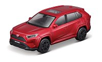 Bburago - STREET FIRE, 2022 Toyota RAV4, červená metalíza, 1:43