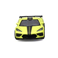 Bburago - STREET FIRE, 2020 Chevrolet Corvette Stingray Coupe, žlutá metalíza, 1:43