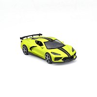 Bburago - STREET FIRE, 2020 Chevrolet Corvette Stingray Coupe, žlutá metalíza, 1:43