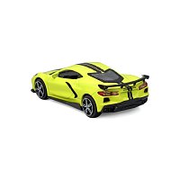 Bburago - STREET FIRE, 2020 Chevrolet Corvette Stingray Coupe, žlutá metalíza, 1:43