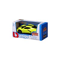 Bburago - STREET FIRE, 2020 Chevrolet Corvette Stingray Coupe, žlutá metalíza, 1:43