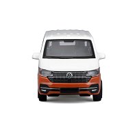 Bburago - STREET FIRE, 2020 Volkswagen T6.1 Transporter, bílá-oranžová metalíza, 1:43