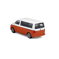 Bburago - STREET FIRE, 2020 Volkswagen T6.1 Transporter, bílá-oranžová metalíza, 1:43