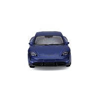 Bburago - STREET FIRE, Porsche Taycan Turbo S, modrá metalíza, 1:43