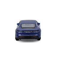 Bburago - STREET FIRE, Porsche Taycan Turbo S, modrá metalíza, 1:43