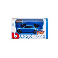 Bburago - STREET FIRE, 2018 Alpine A110, modrá metalíza, 1:43