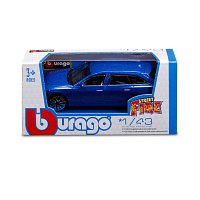 Bburago - STREET FIRE,  Audi A6 Avant, tmavě modrá metalíza 1:43