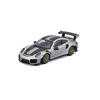 Bburago - STREET FIRE, Porsche 911 GT2 RS, šedá metalíza, 1:43