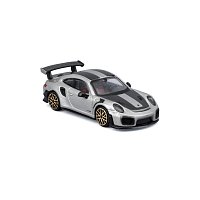 Bburago - STREET FIRE, Porsche 911 GT2 RS, šedá metalíza, 1:43