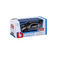 Bburago - STREET FIRE, Porsche 911 GT2 RS, šedá metalíza, 1:43