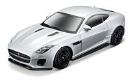 Bburago - STREET FIRE, Jaguar F-TYPE Coupé, stříbrná, 1:43