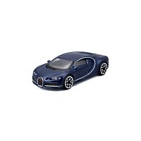 Bburago - STREET FIRE, Bugatti Chiron, tmavě modrá metalíza, 1:43