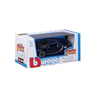 Bburago - STREET FIRE, Bugatti Chiron, tmavě modrá metalíza, 1:43