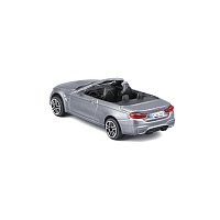Bburago - STREET FIRE, BMW M4 Cabrio, šedá metalíza, 1:43