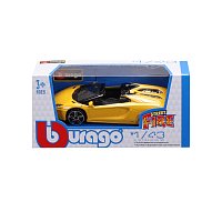 Bburago - STREET FIRE, Lamborghini Aventador Roadster, žlutá, 1:43