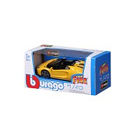 Bburago - STREET FIRE, Lamborghini Aventador Roadster, žlutá, 1:43