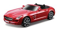 Bburago - STREET FIRE, Mercedes-Benz SLS AMG Roadster, červená metlíza, 1:43