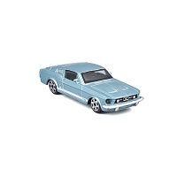 Bburago - STREET FIRE, Ford Mustang GT, modrá metalíza, 1:43