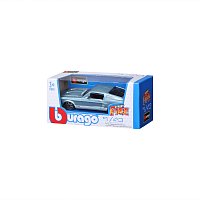 Bburago - STREET FIRE, Ford Mustang GT, modrá metalíza, 1:43