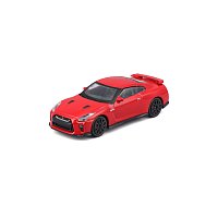 Bburago - STREET FIRE, 2017 Nissan GT-R, červená, 1:43
