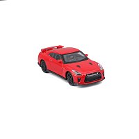 Bburago - STREET FIRE, 2017 Nissan GT-R, červená, 1:43