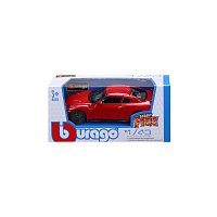 Bburago - STREET FIRE, 2017 Nissan GT-R, červená, 1:43