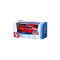 Bburago - STREET FIRE, 2017 Nissan GT-R, červená, 1:43