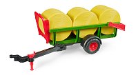Farma - Zberač okrúhlych balíkov s 3 balíkmi