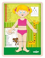 Human body puzzle - Girl EN