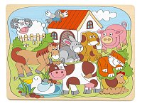 Shape puzzle – Farm animals