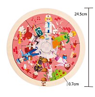 Puzzle-Povolání v kruhu
