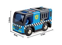 Policejní auto s houkačkou