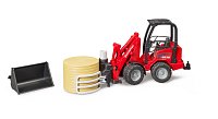 Farmer - kompaktní nakladač s uchopovačem balíků
