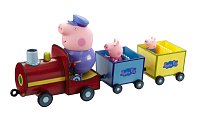 PEPPA PIG - vláčik + 3 figúrky