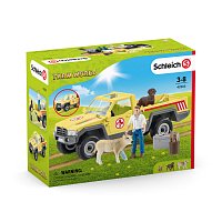 Záchranné terénní auto s veterinářem