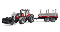Farmer - Massey Ferguson traktor s vlekem