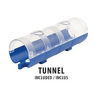 Svítící metro a tunel