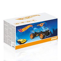 Detská šliapacia štvorkolka modrá Hot Wheels