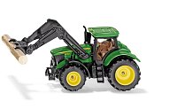 SIKU Blister - traktor John Deere s uchopovačom klád