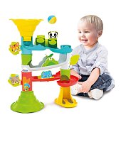 Baby velká kuličková dráha se zvířátky