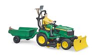 Užitkové vozy - bworld traktor John Deere s přívěsem a zahradníkem