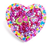 Threading beads - Heart