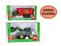 SIKU Farmer -Traktor John Deere s predným nakladačom + darček