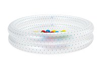 Bazén s míčky (50ks), průměr 91cm – mix 2 barvy (růžová, modrá)