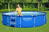 Nadzemní bazén kruhový Steel Pro, kartušová filtrace, průměr 3,96m, výška 84cm