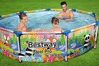 Nadzemní bazén kruhový Steel Pro, průměr 2,74m, výška 66cm