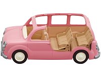 Rodinné auto růžové Van