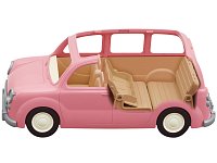 Rodinné auto růžové Van