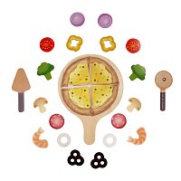 Hrací set - pizza